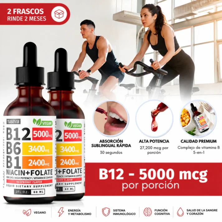 VITAMIN B COMPLEX B12-B6-B1 GOTAS