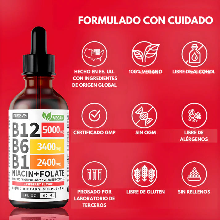 VITAMIN B COMPLEX B12-B6-B1 GOTAS