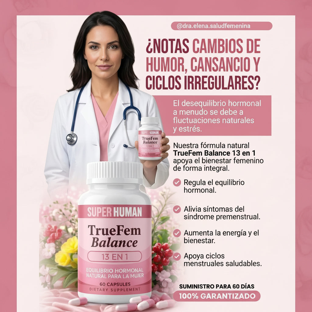 TRUE FEM BALANCE 13 EN 1 – Equilibrio Hormonal Femenino