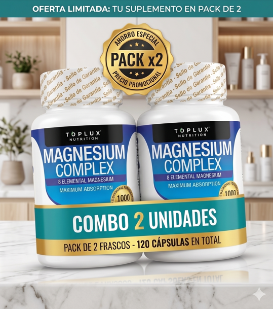 COMBO OFERTA 2 UNIDADES MAGNESIUM COMPLEX  8 EN 1